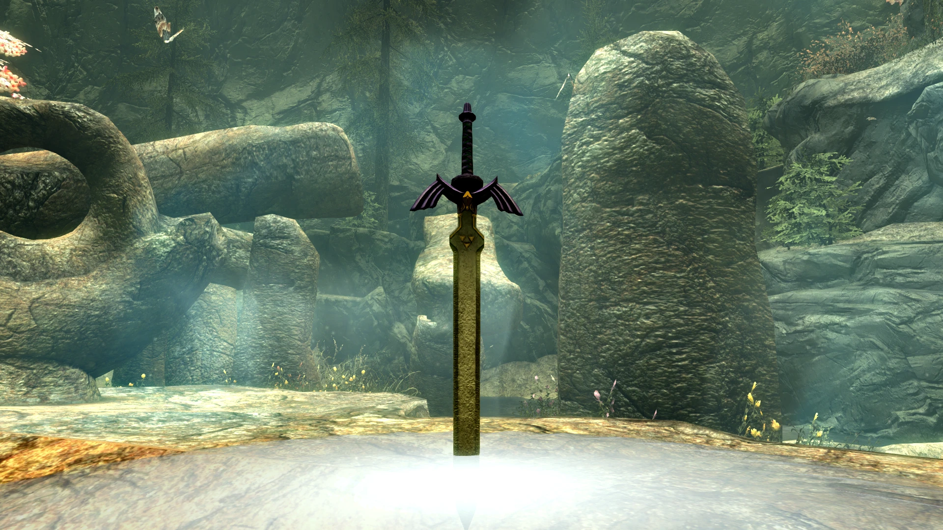skyrim sword over back special edition mod