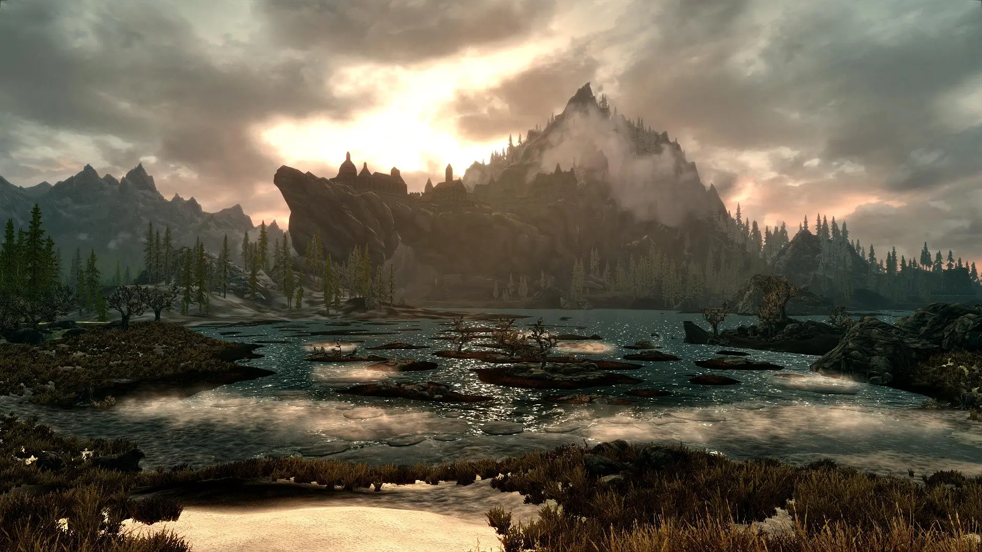 An epic skyrim wallpaper - 9GAG