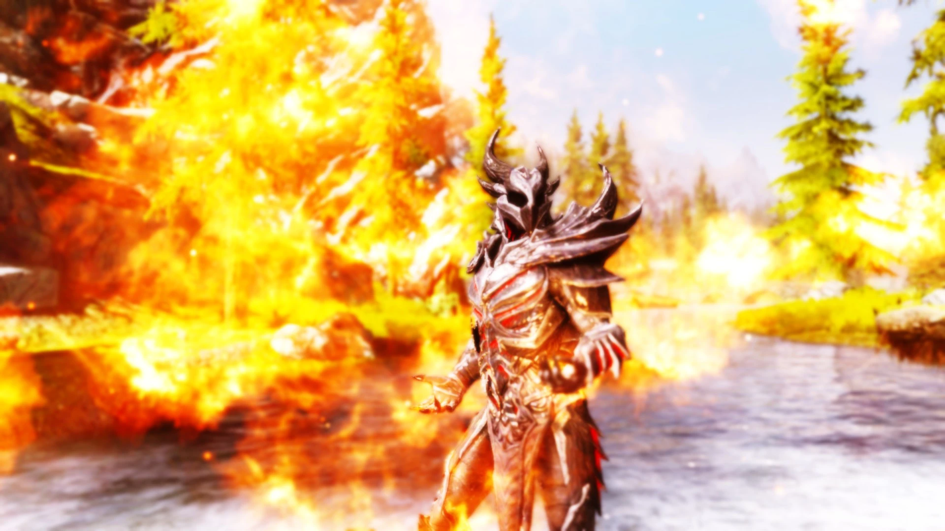 Firestorm And The Deadric Armor At Skyrim Nexus Mods And Community