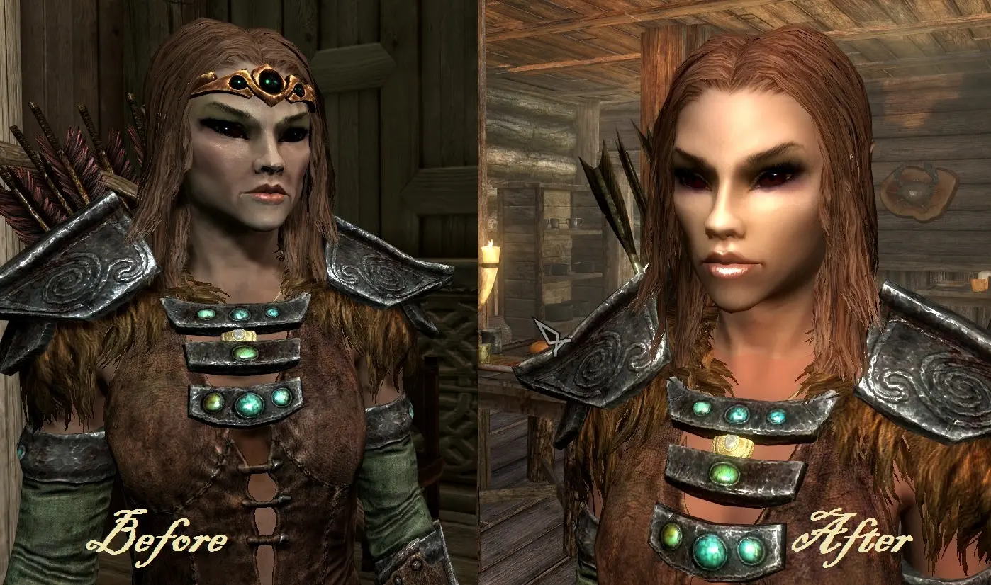 Skyrim wood elf female