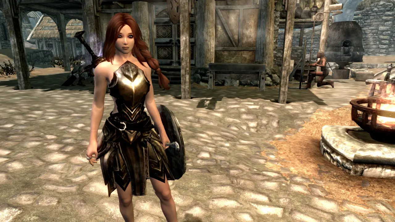 Ebony Armor Dress At Skyrim Nexus Mods And Community 5637