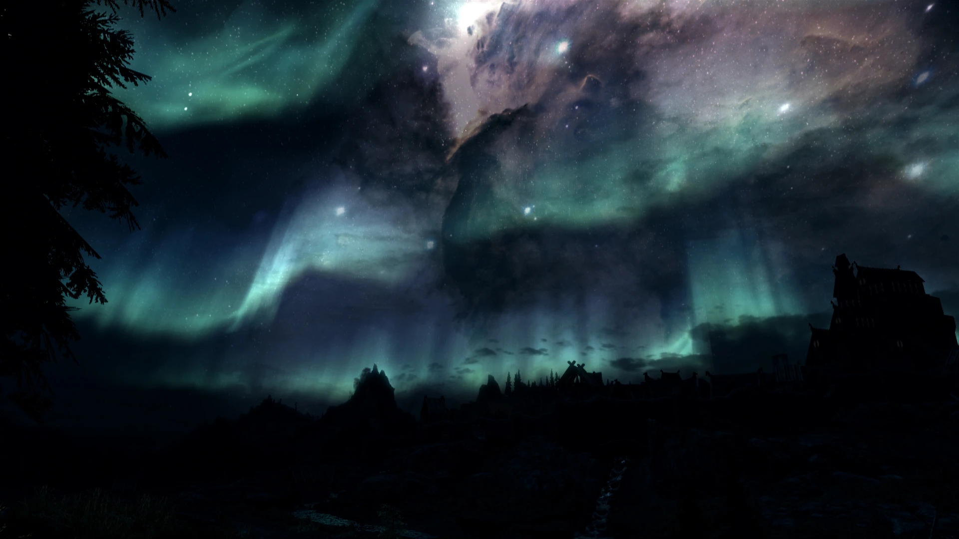 Beautiful Night Near Whiterun At Skyrim Nexus Mods And Community