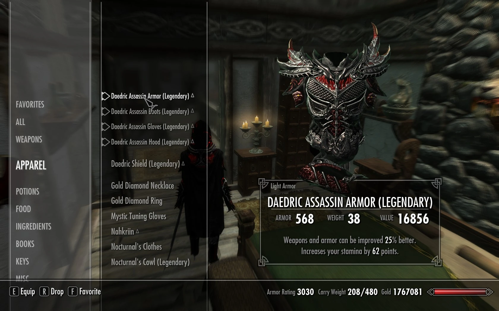 Daedric Assassin Armour at Skyrim Nexus - Mods and Community