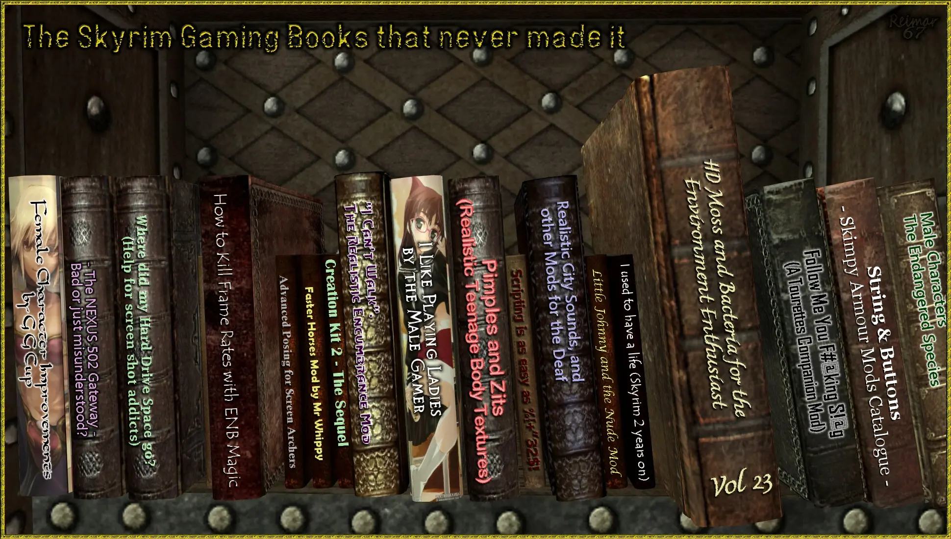 Skyrim Gaming Books at Skyrim Nexus - Mods and Community