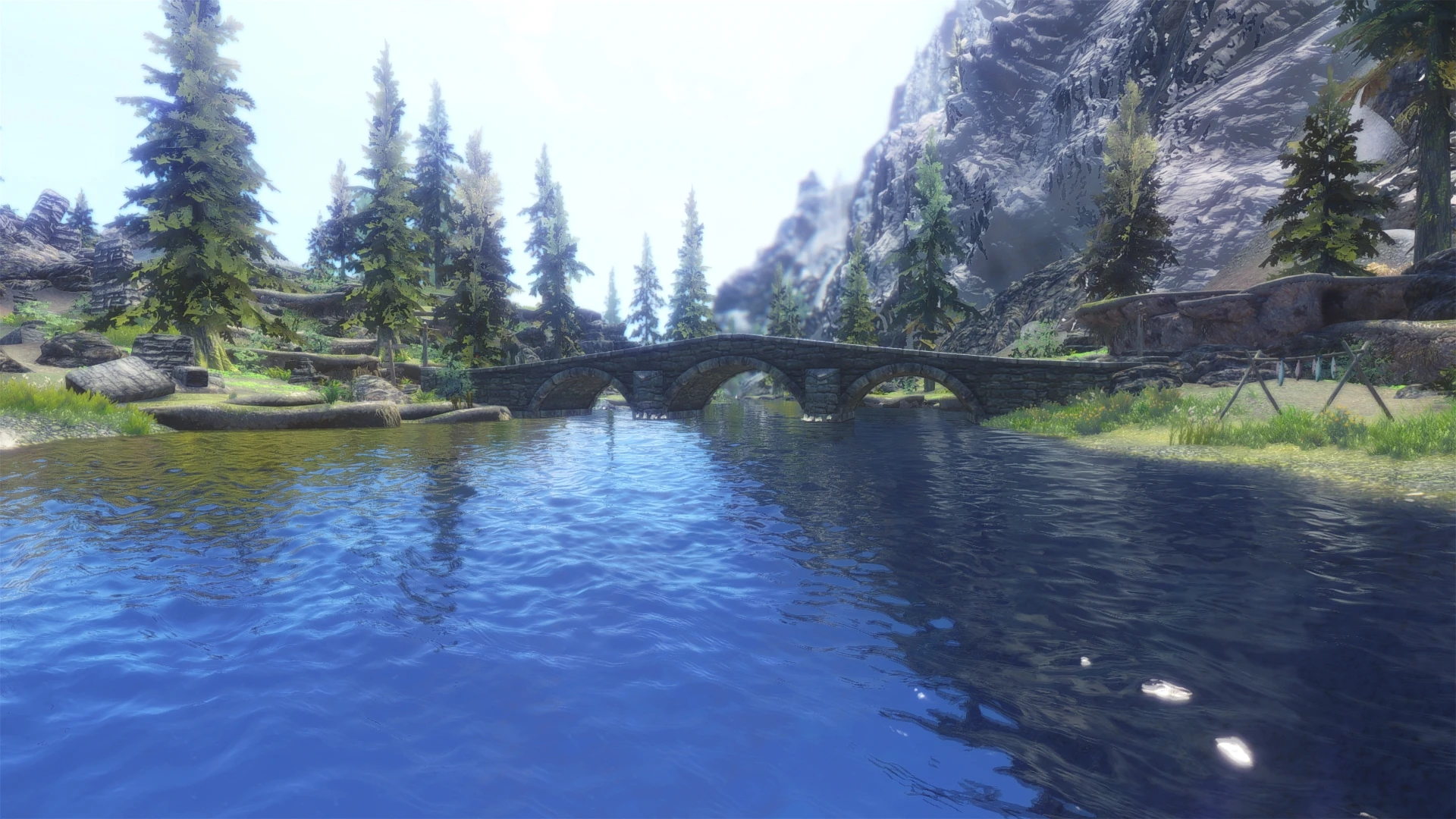 Ineed skyrim se. Tes 2 вода. Скайрим Water. Реалистичная вода. Реалистичная вода в играх.