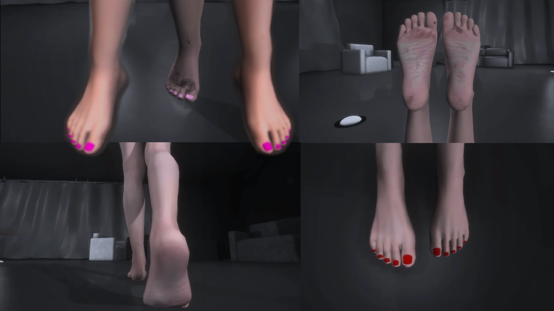 Zmds Feet And Nail Overlays Lite For Racemenu Unp Le And Se At Skyrim