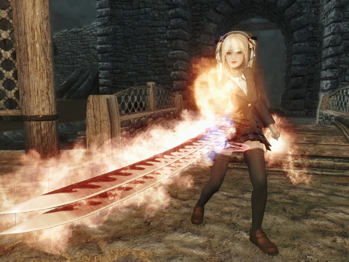 Fire Katana at Skyrim Nexus - mods and community
