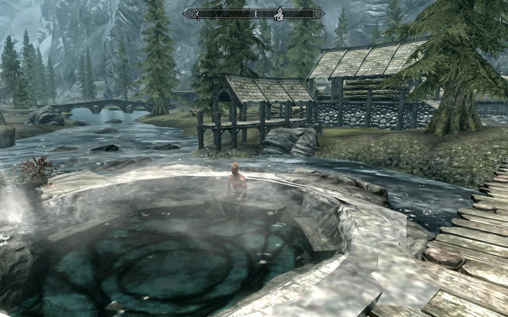 Relaxing In My Hot Spring.