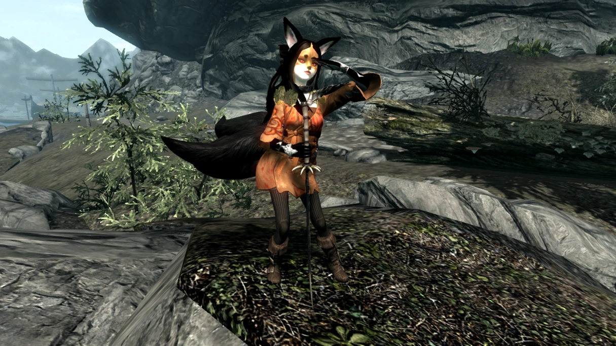 fox girl dovahkiin.