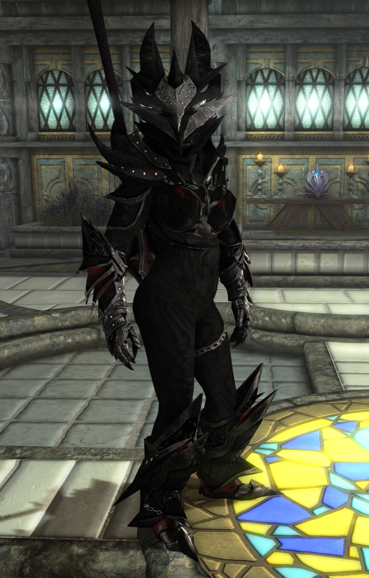 skyrim cbbe daedric armor