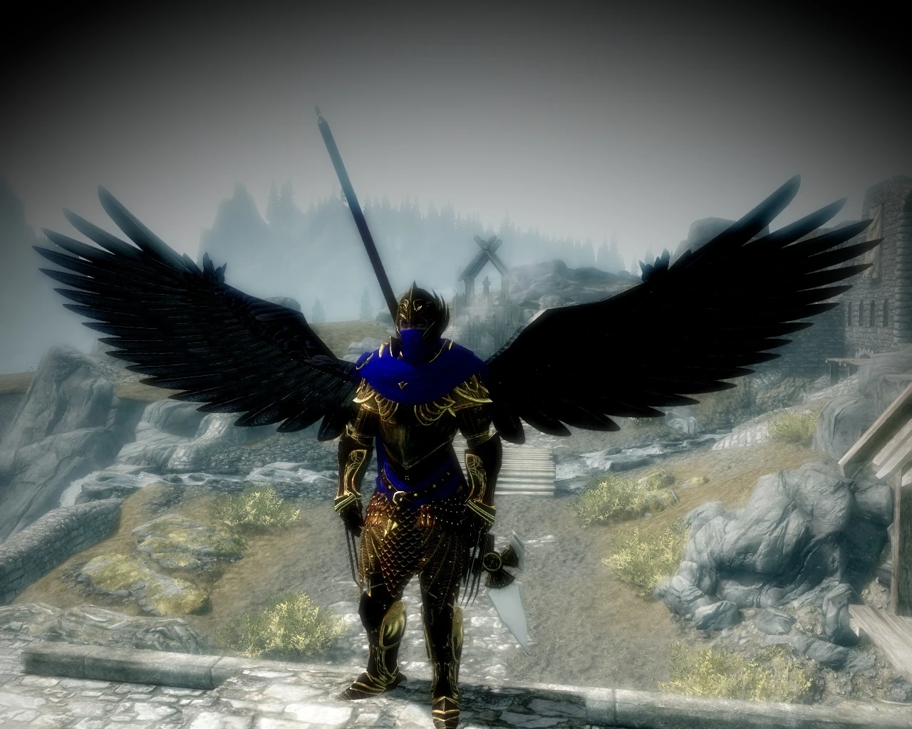 skyrim angel wings mod