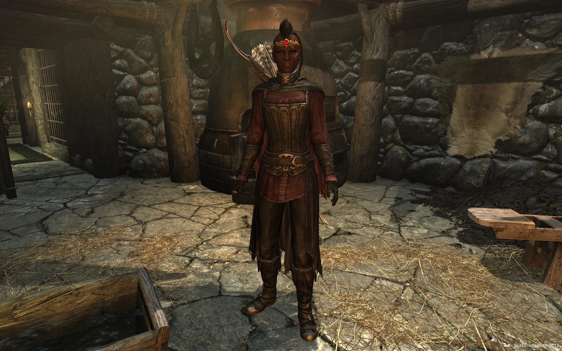 Royal Vampire Armour and Auriels Bow.