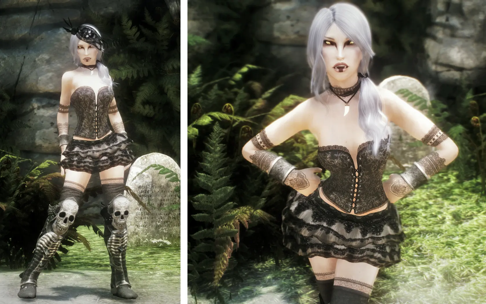 black lace mini dress skyrim