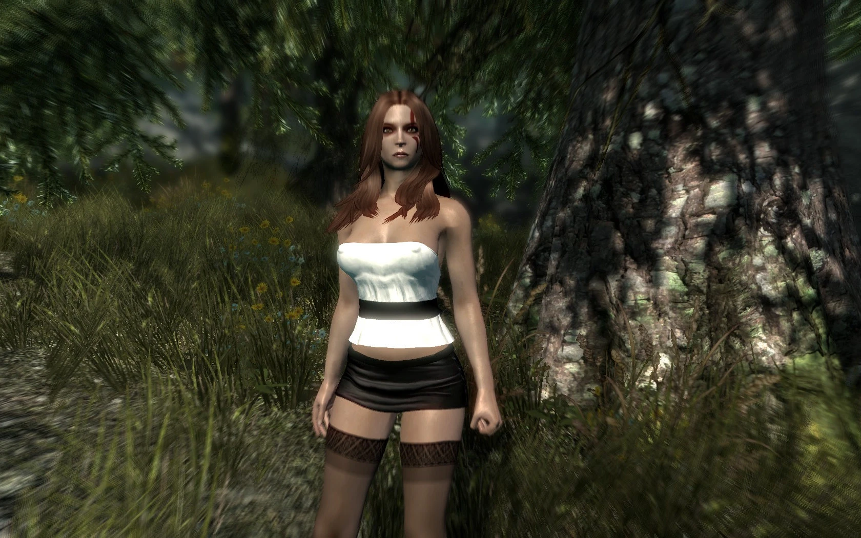 Narja The Nord Warrior In Sexy Outfit 2 At Skyrim Nexus Mods And 