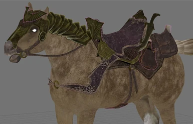 WIP New Elvish Horse Armor