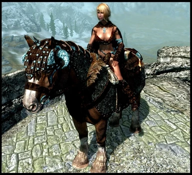 Adamantine Crystal Horse Armor and Gear
