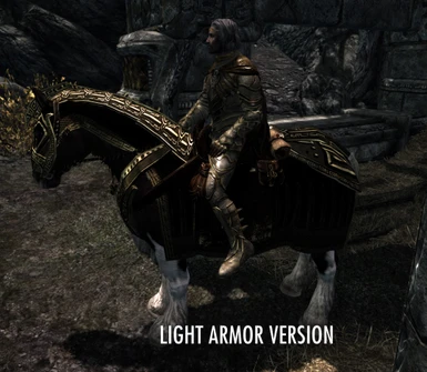 Dwarven Horse Light Armor Alternative