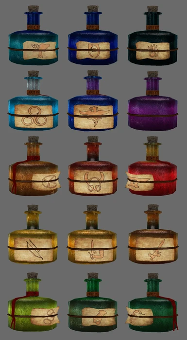 New Fortify Skill Potions