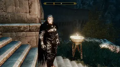 In front of the Dawnguard Castle at Skyrim Nexus - Mods and Community