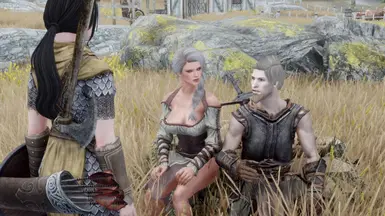 Screenshot :: Olfina Grey-Mane and Jon Battle-Born.