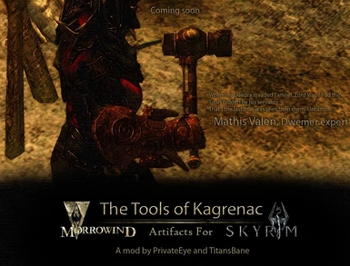 The Tools of Kagrenac Promo Poster 4 - The Tools