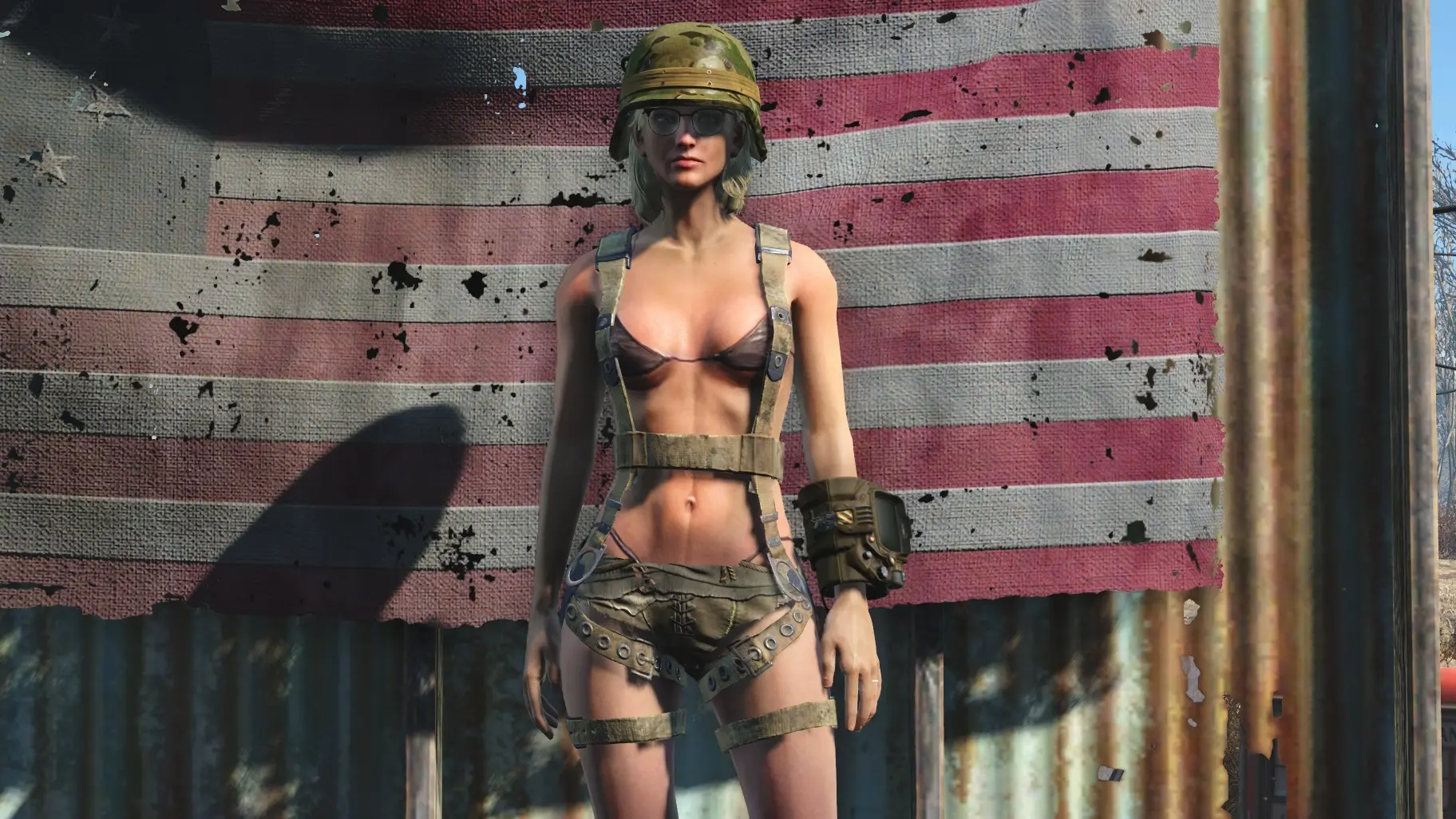 Fallout 4 muscle girl фото 115