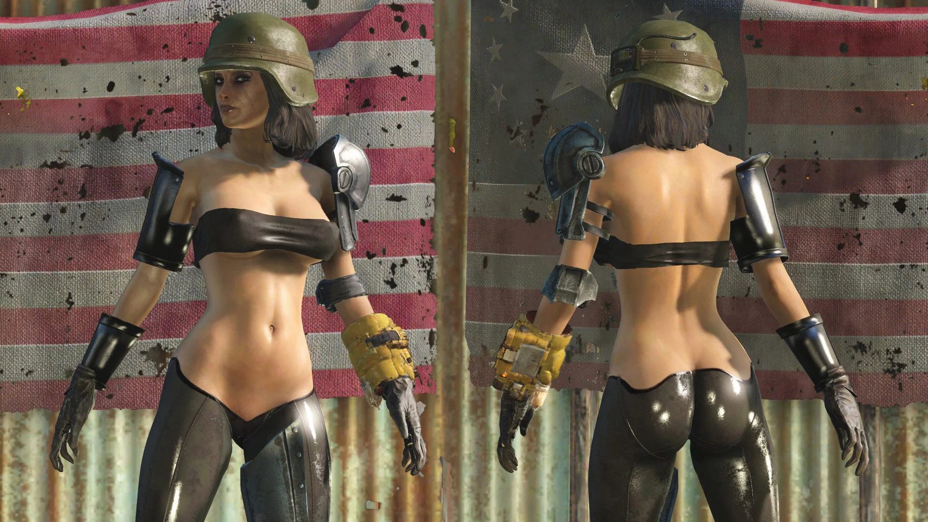 Fallout 4 желтый летный шлем фото 111