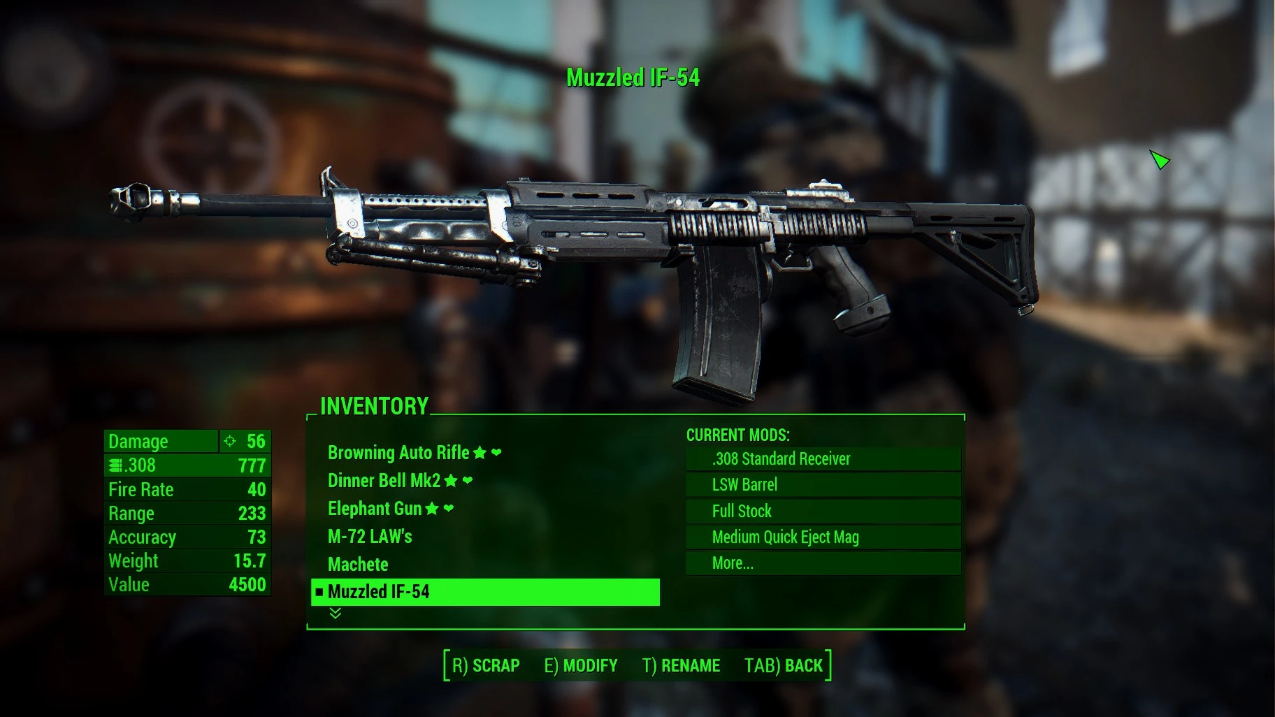 Fallout 4 боевой винтовки acr w17 фото 10