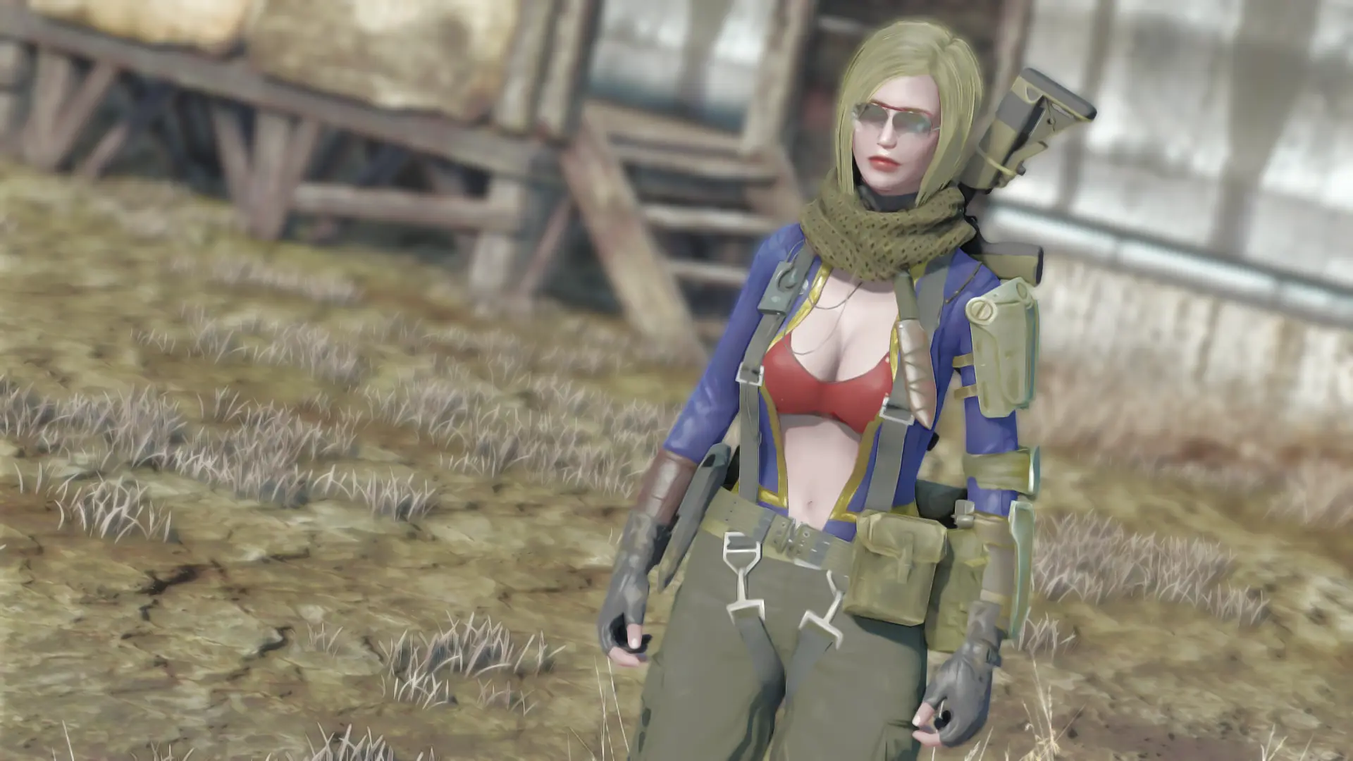 Naked Fatigues Vault Suit 2 at Fallout 4 Nexus - Mods and community