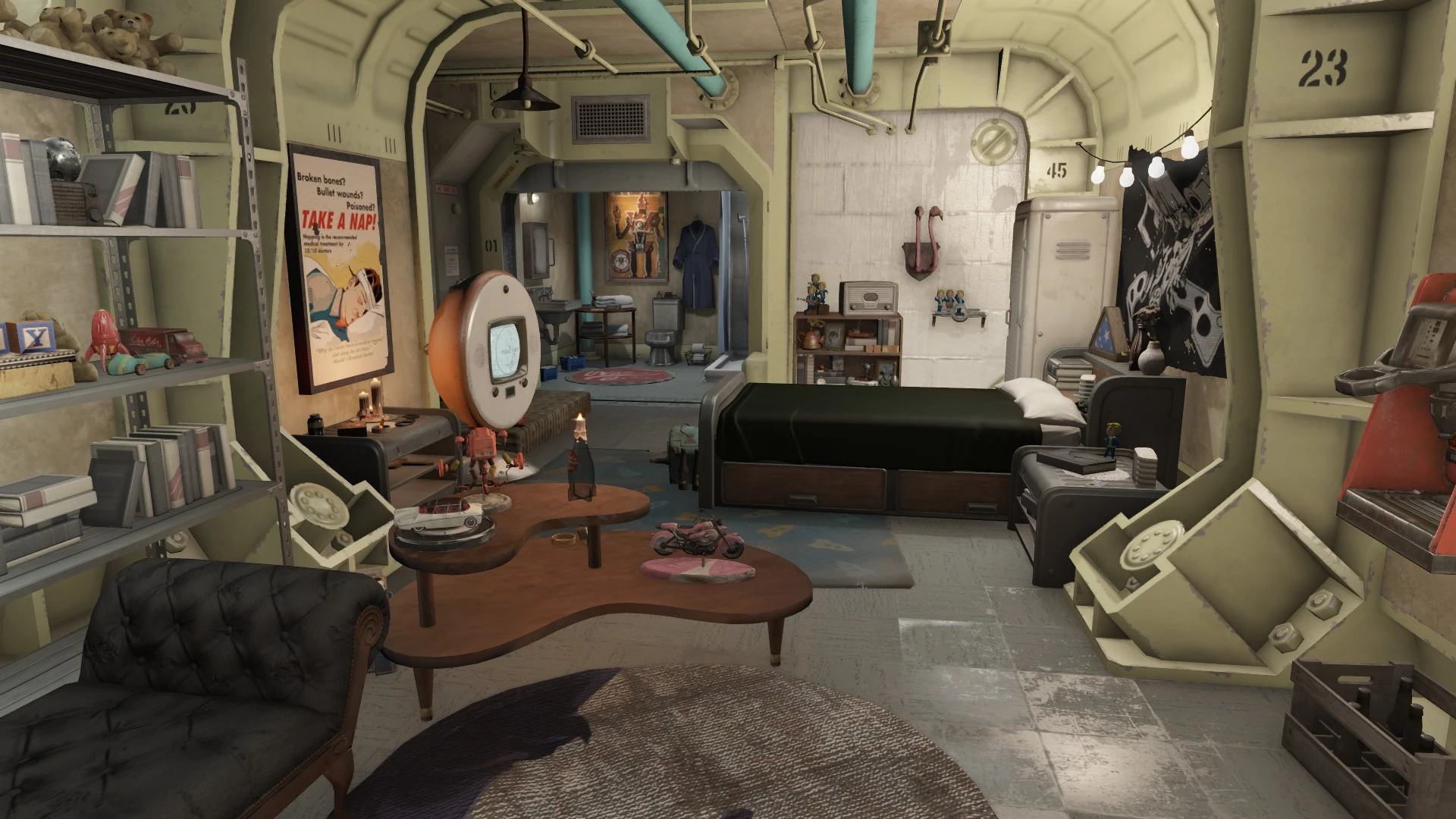 fallout 4 vault dining room