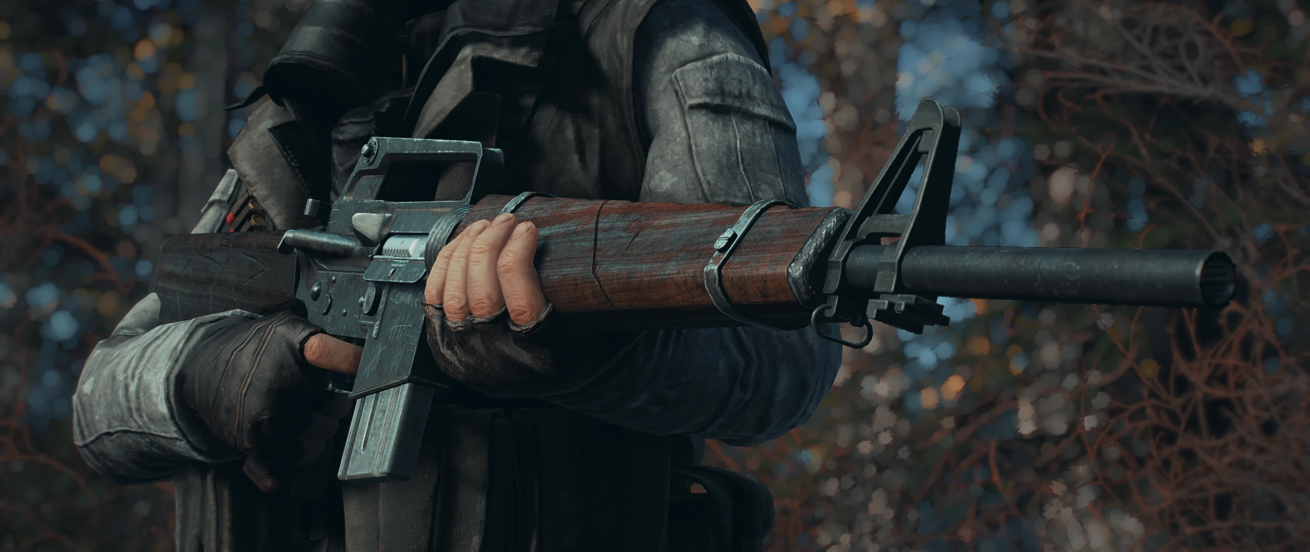 Fallout 4 manwell rifle set фото 34