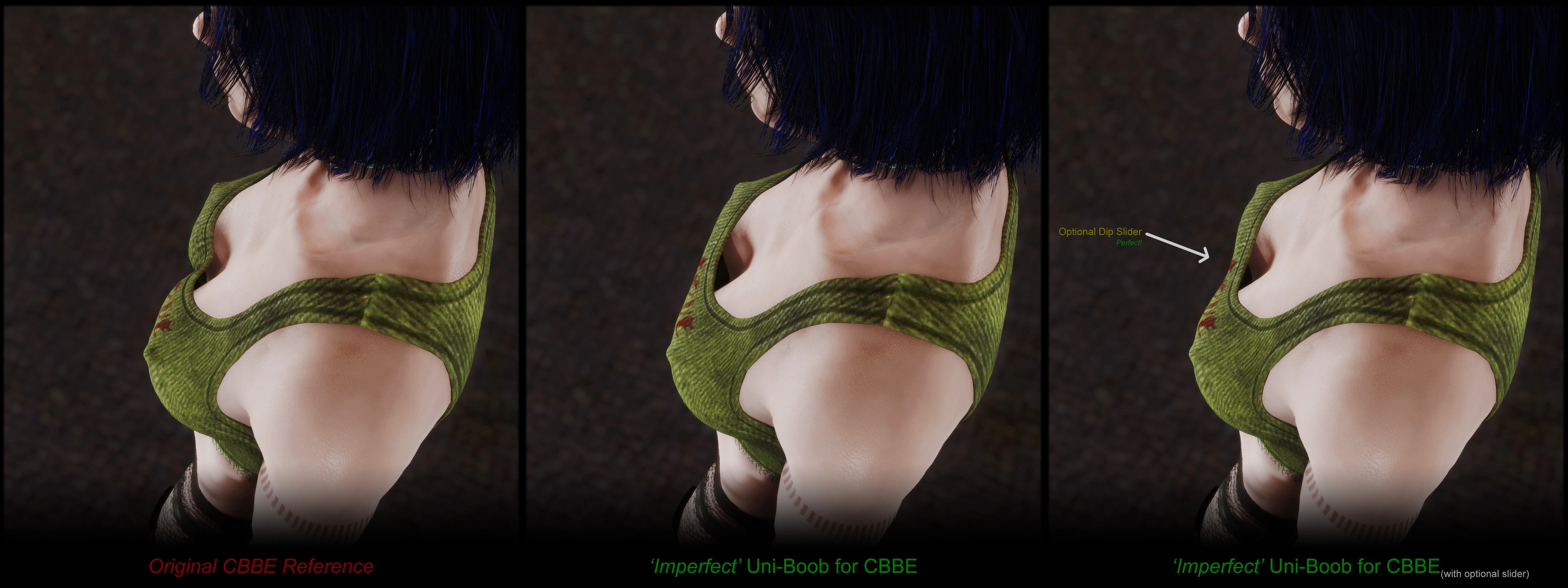 Imperfect' CBBE Uni-Boob WIP at Fallout 4 Nexus - Mods and community