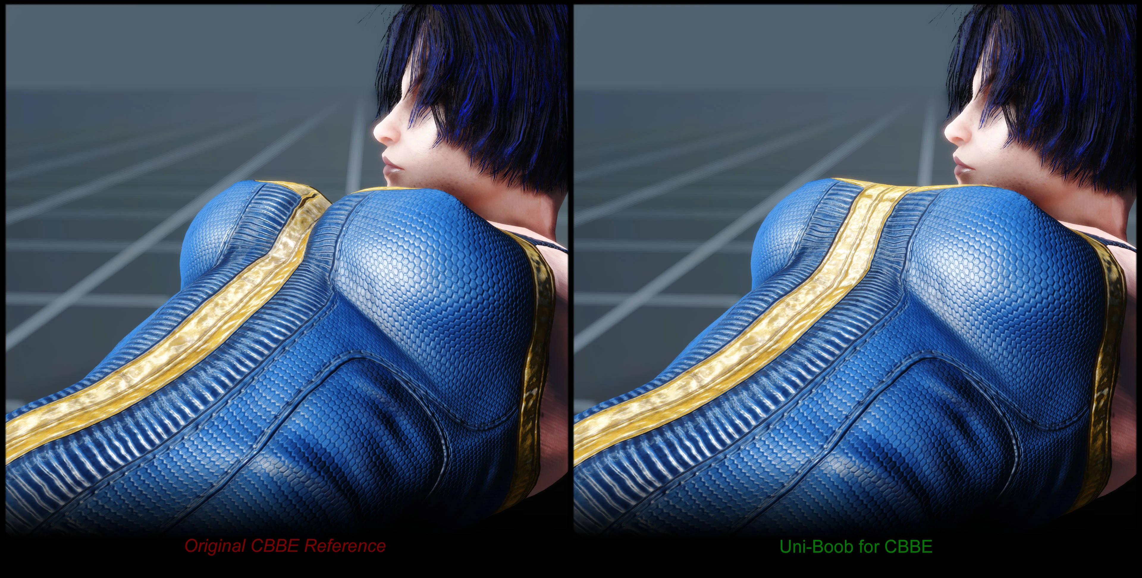 CBBE Uni-Boob and Uni-Butt reference preview at Fallout 4 Nexus