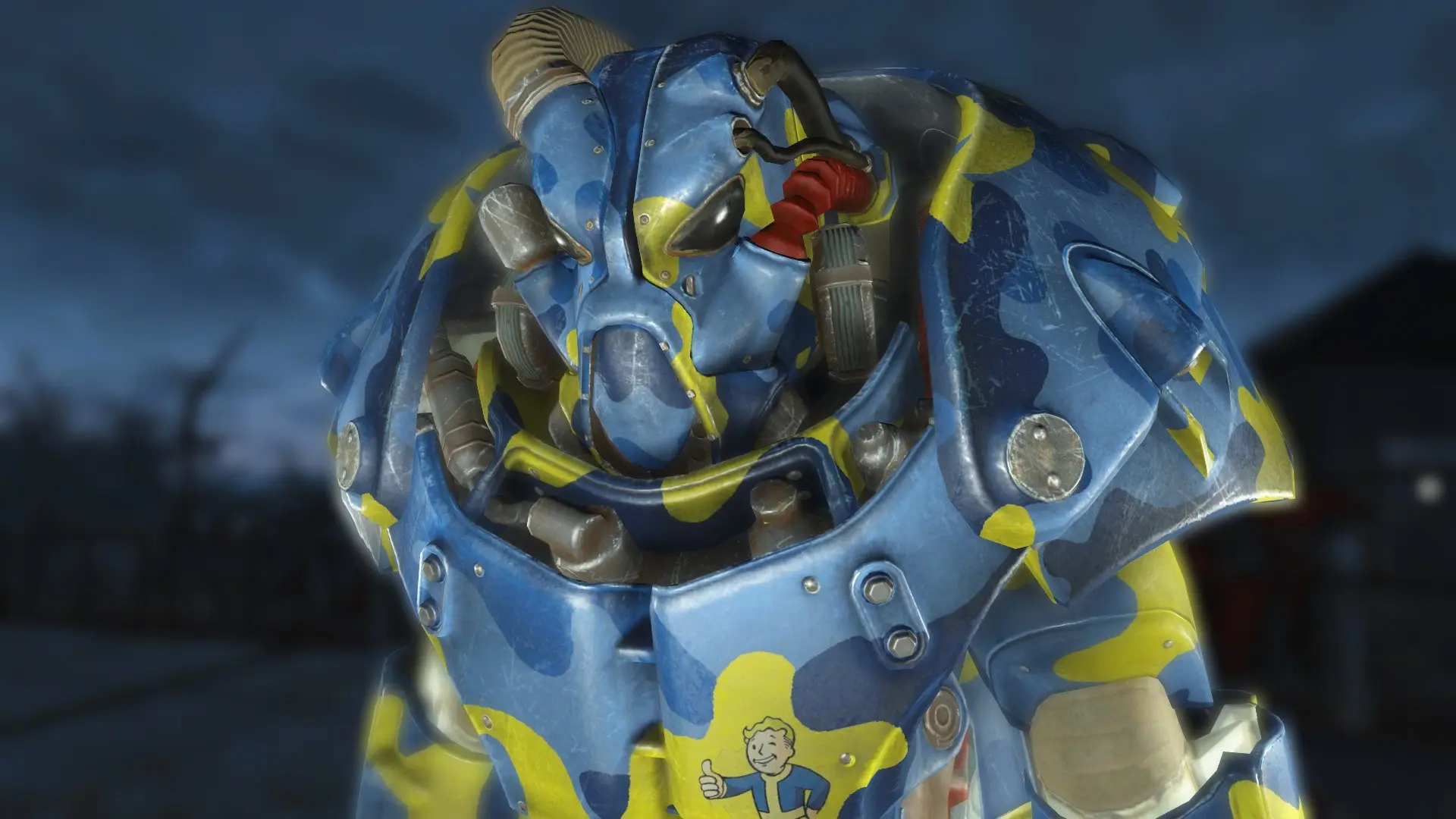 X01 Power Armor with Bobble Camo Paint Job at Fallout 4 Nexus Mods and community