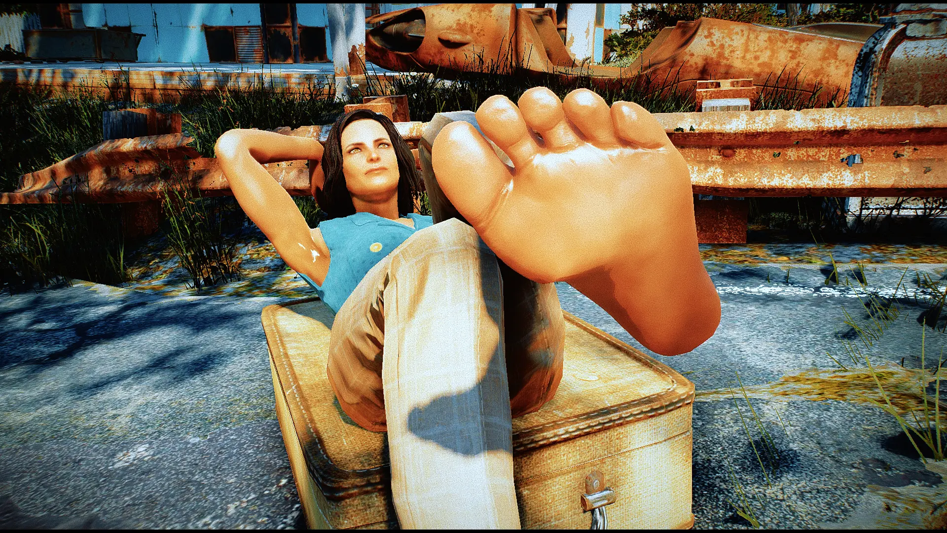 Your Wife Nora Suitcase Feet at Fallout 4 Nexus - Mods and community