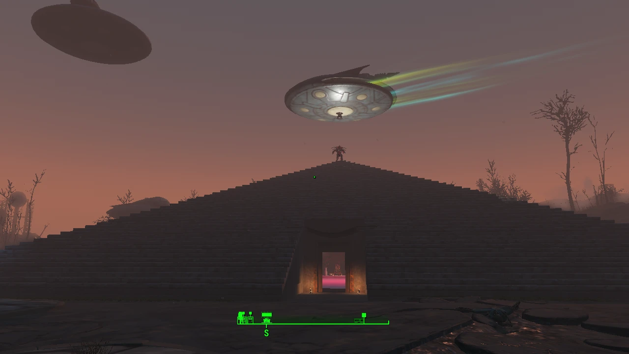 Fallout 4 Pyramid Settlement with tech combined with institute ancient ...