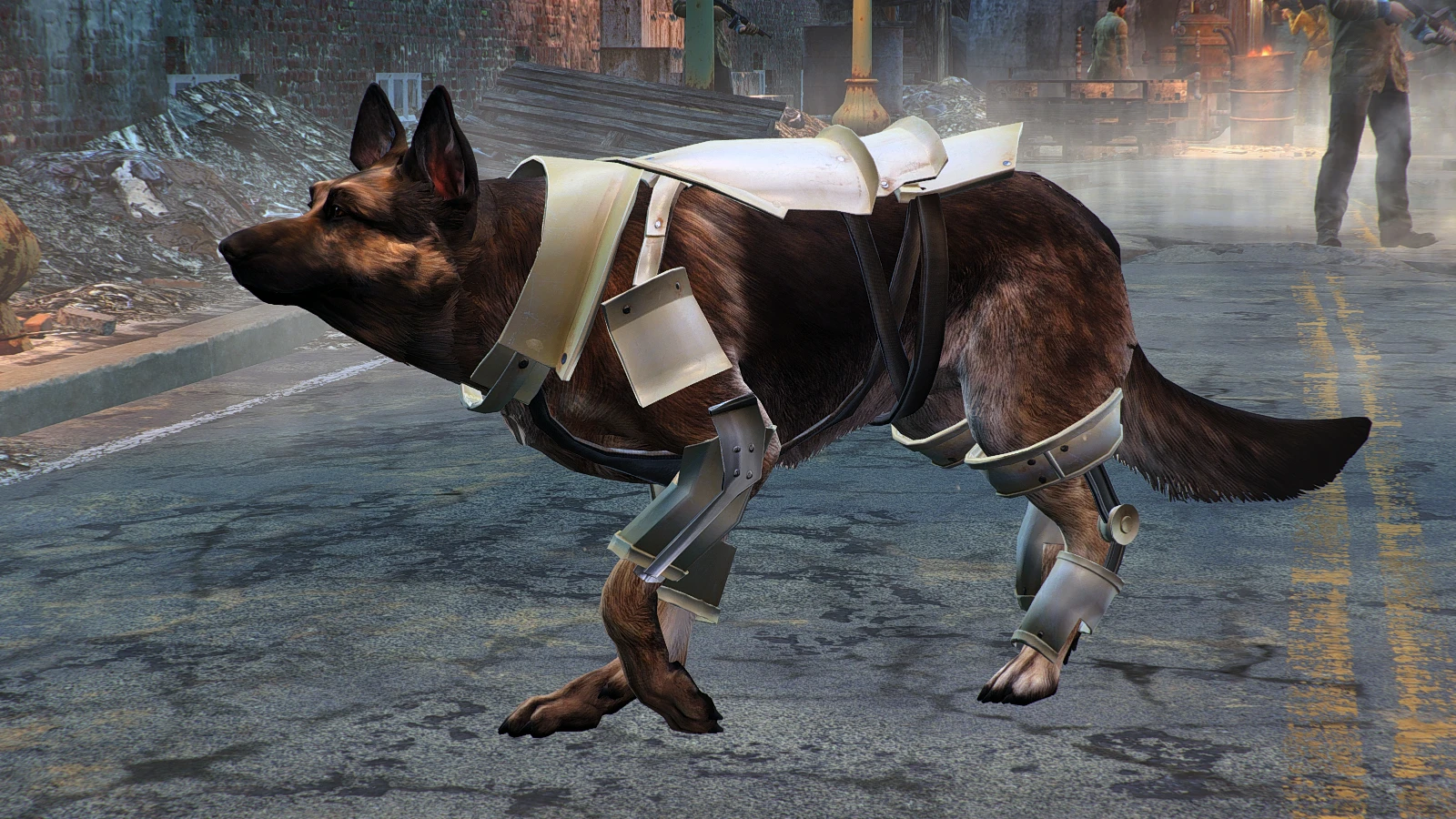 Fallout 4 как одеть ошейник на собаку фото 55