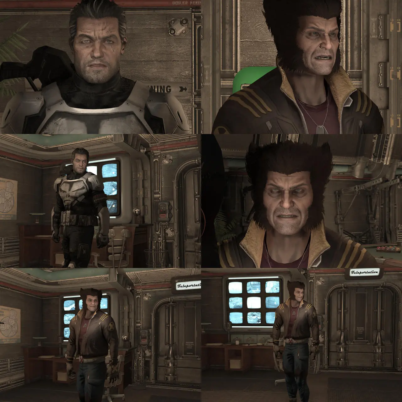 Released WOLVERINE and PUNISHER Animated Races plus outfits updated at Fallout  4 Nexus - Mods and community