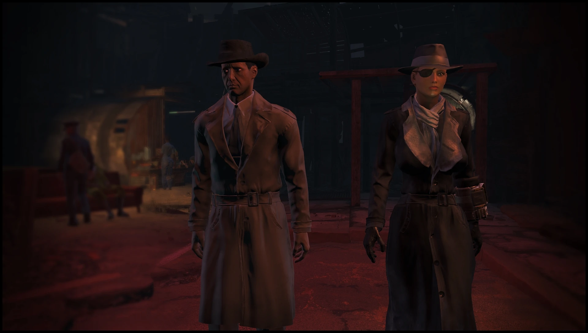 the usual picture of the silver shorund and a sidekick at Fallout 4 ...