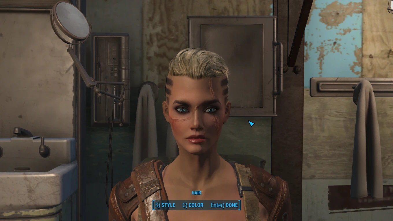 tactical animations fallout 4 hair style issue