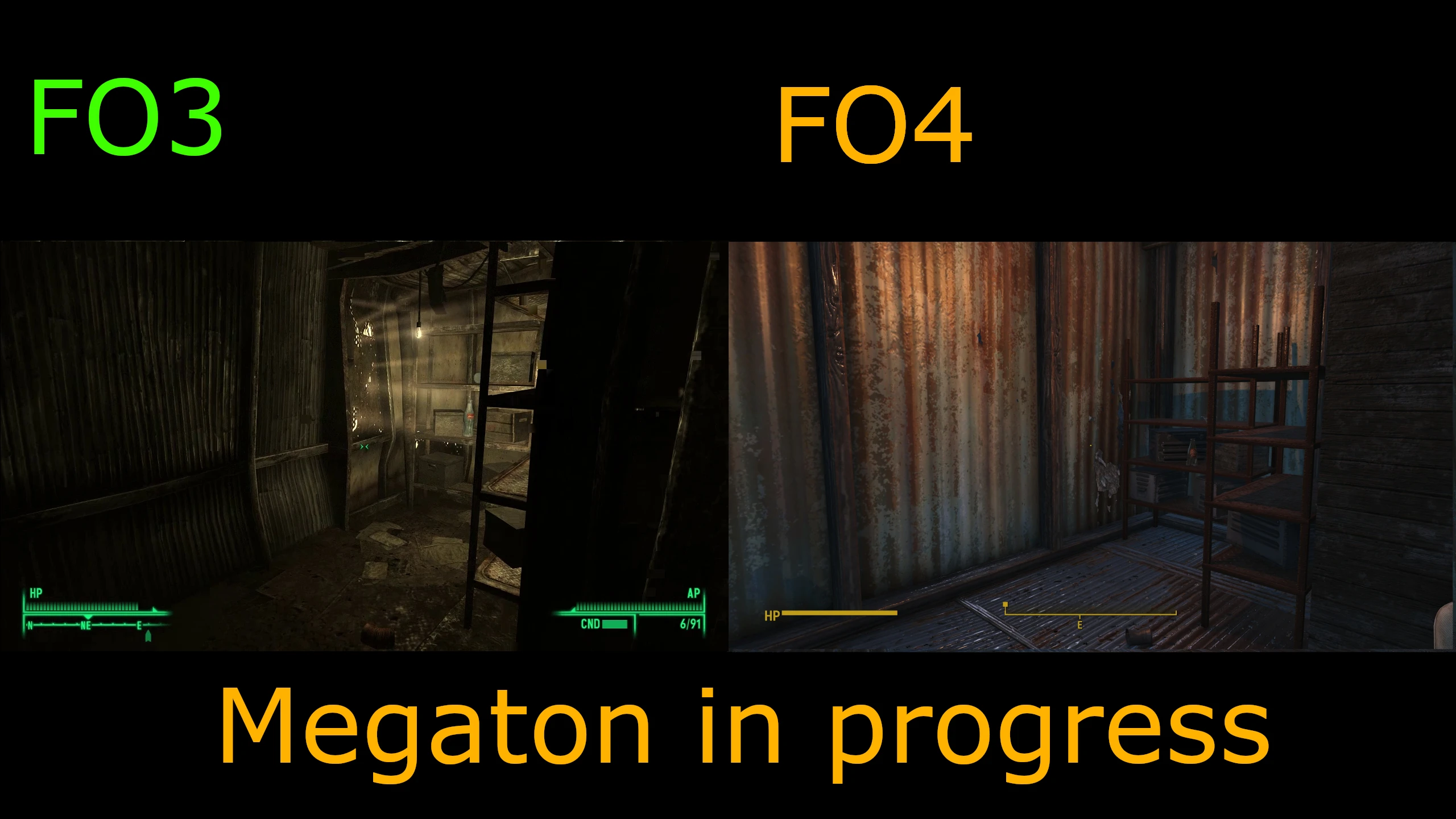 Megaton FO3 vs FO4 3 at Fallout 4 Nexus - Mods and community