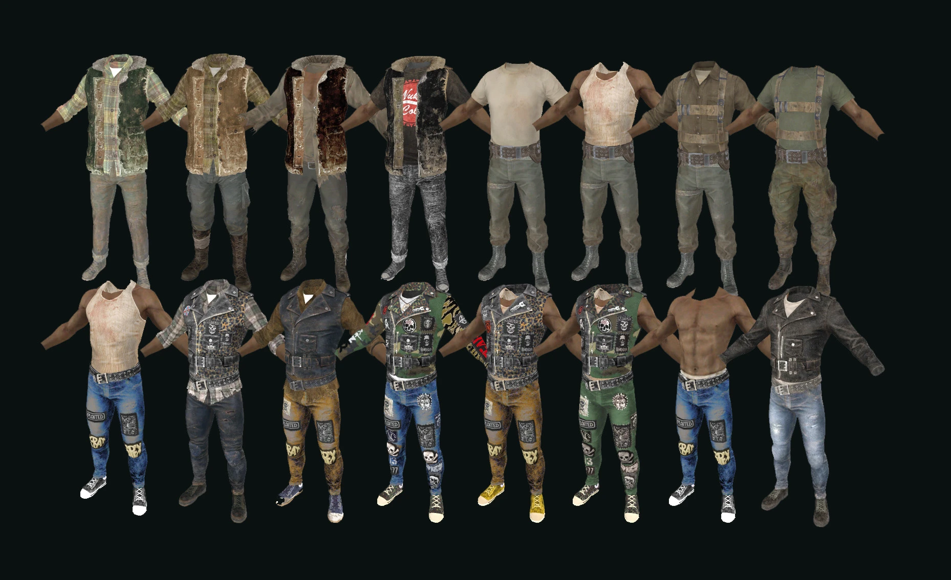 clothing textures for second life