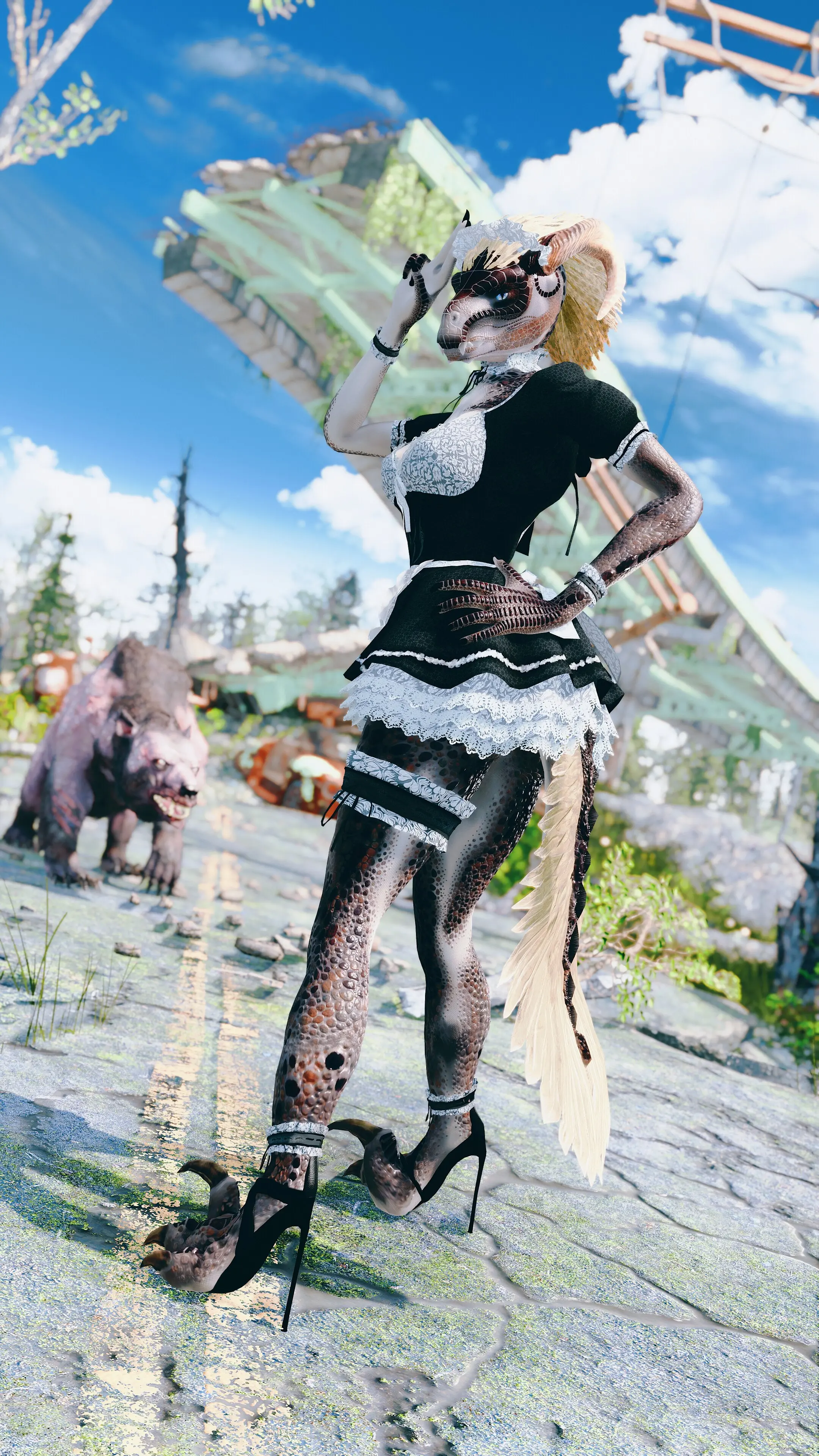 Argonian Maid at Fallout 4 Nexus - Mods and community