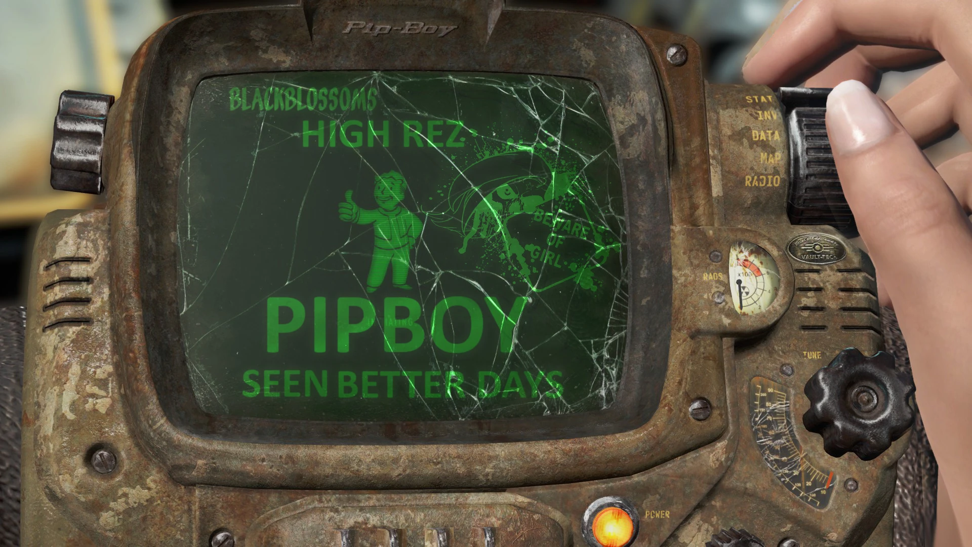 Fallout 4 pip boy на весь экран фото 26