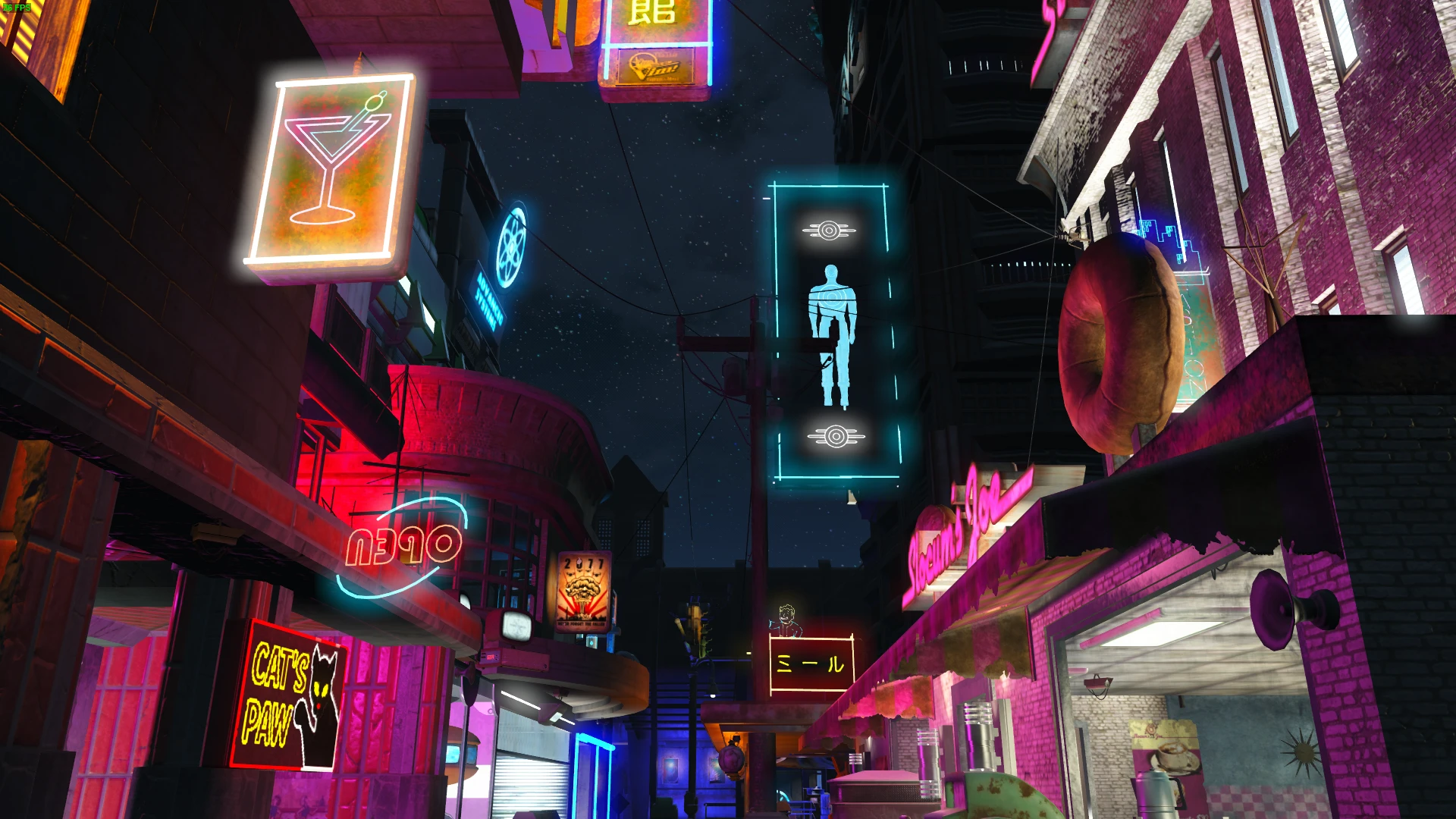 neon signs fallout 4