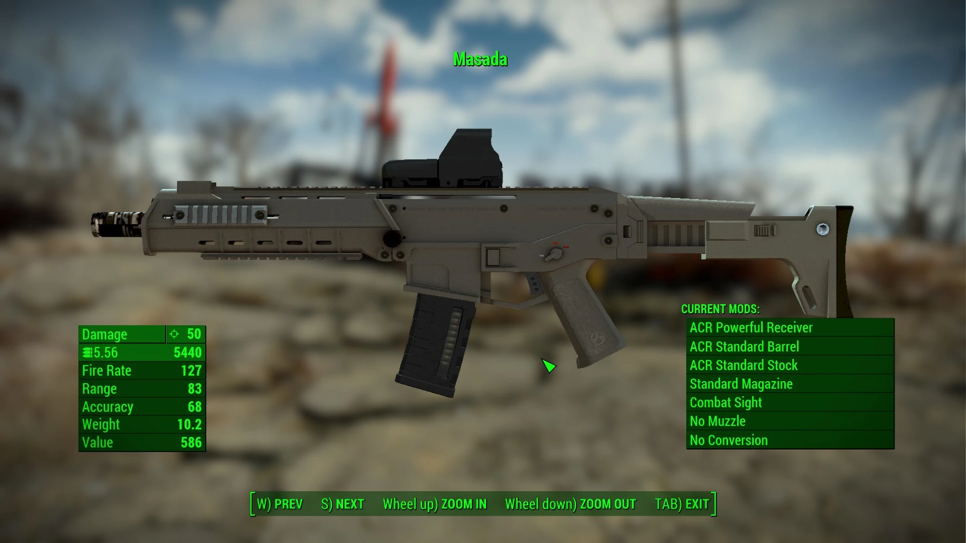 Fallout 4 боевой винтовки acr w17 фото 5