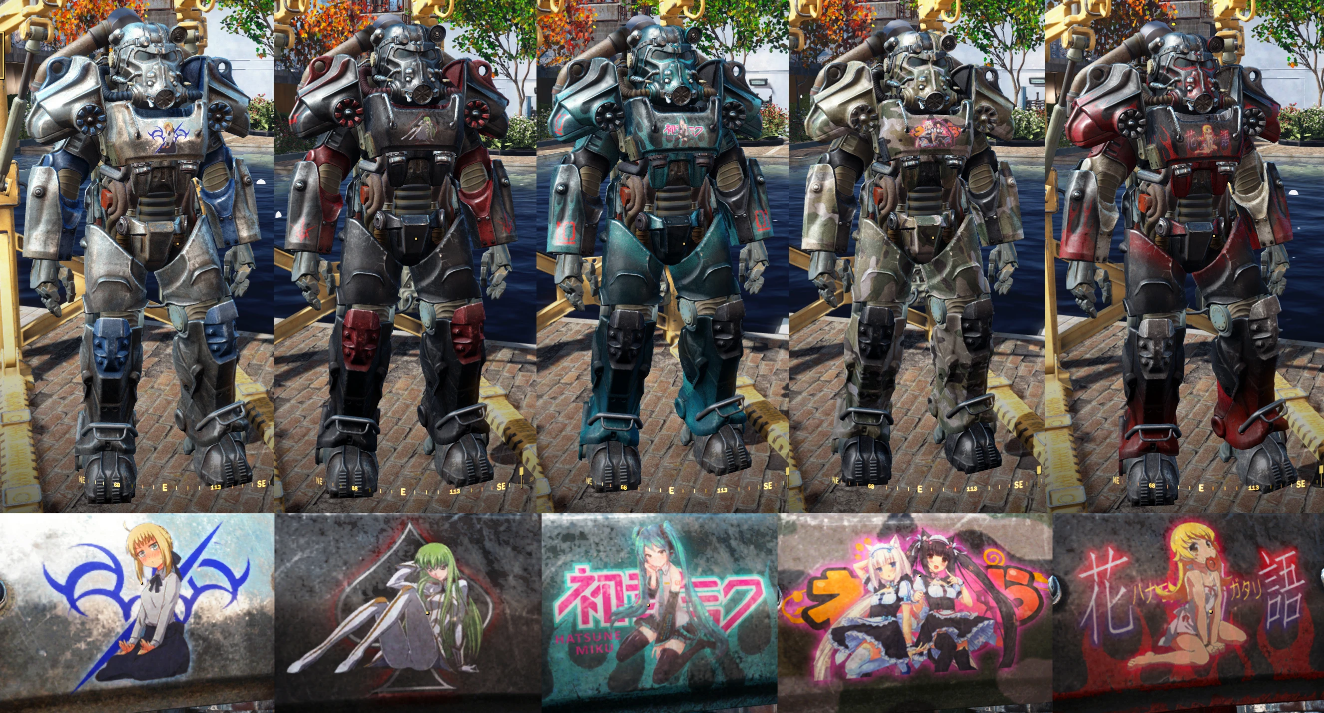 Fallout 4 power armor paint фото 17