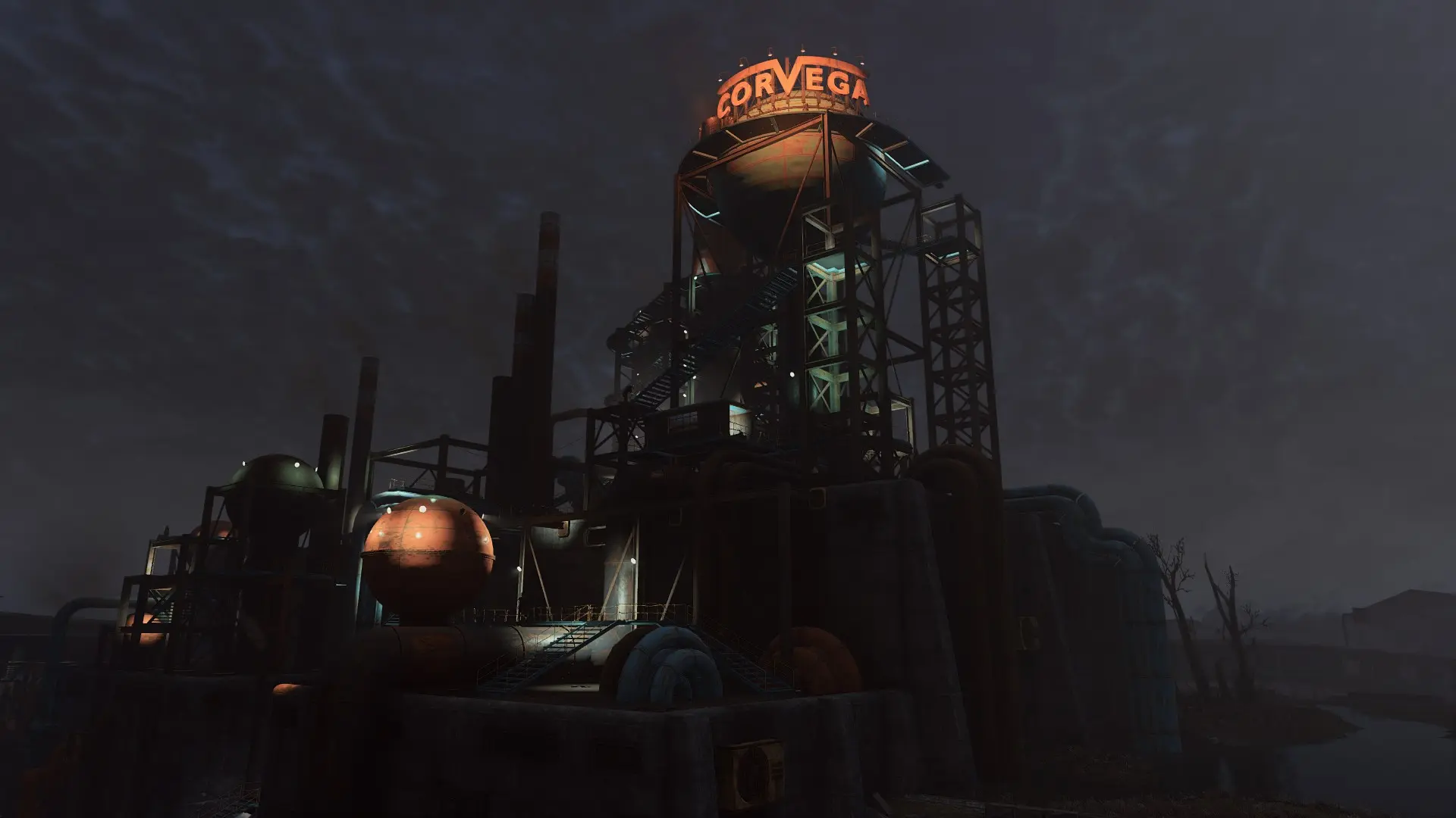 Corvega At Night at Fallout 4 Nexus - Mods and community