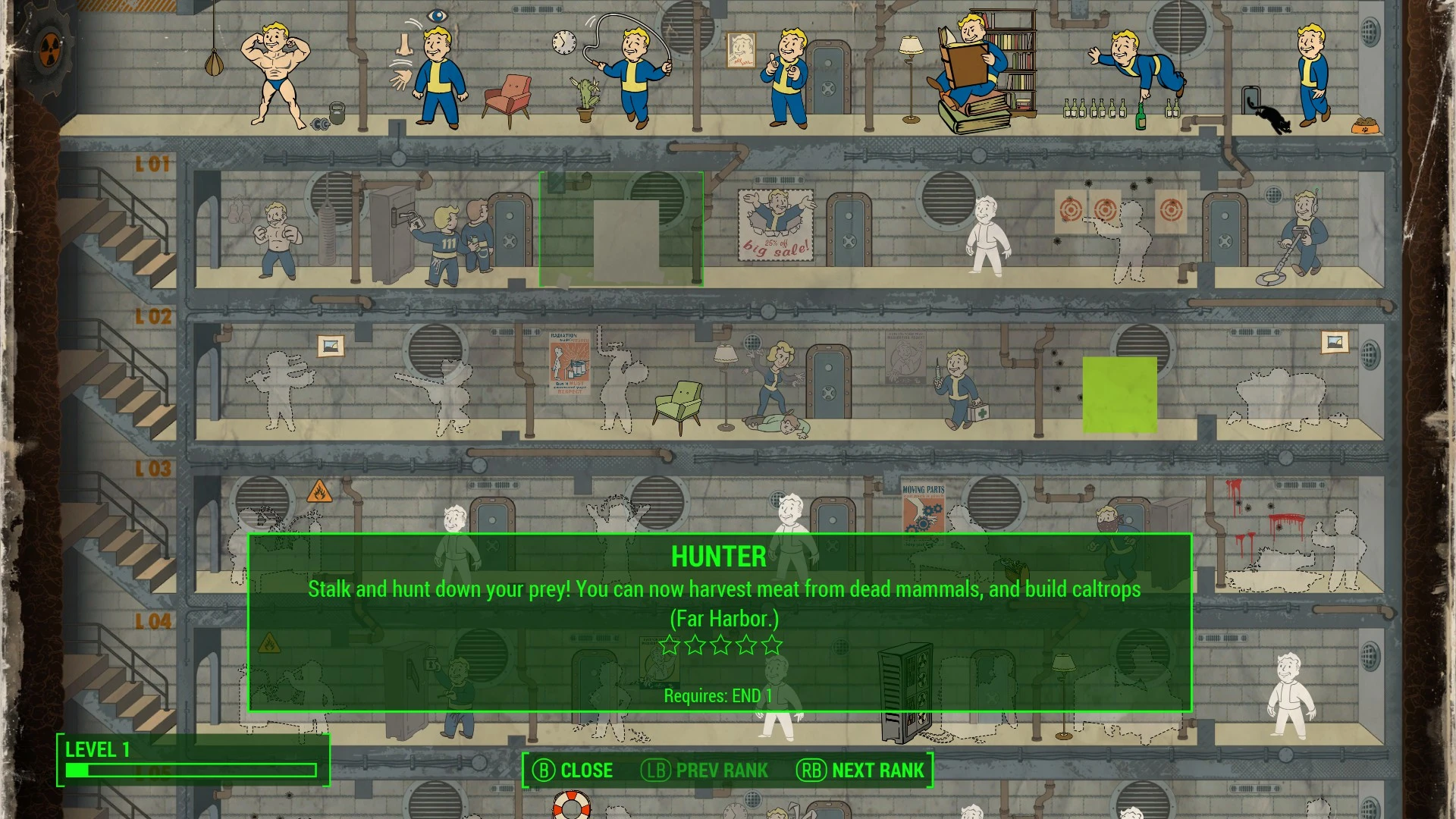 Fallout 4 Interactive Perk Chart