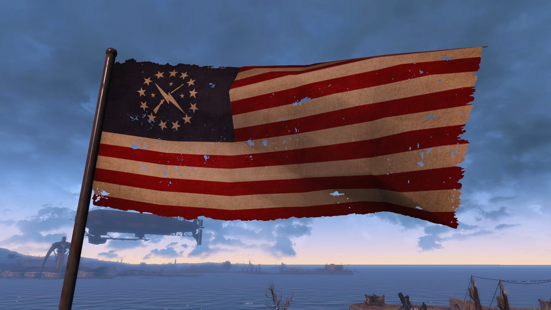 сложенный американский флаг в fallout 4 фото 27